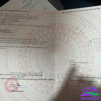 HAILONGREAL: Đất đường 7m, vào 50m, 409 Nguyễn Văn Tạo, Giá: 4,6ty, DT: 7x15m, xã Long Thới, Nhà Bè 