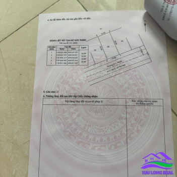 HAILONGREAL: Đất 28HA, Giá: 33tr/m2, DT: 10*20m, đường D11