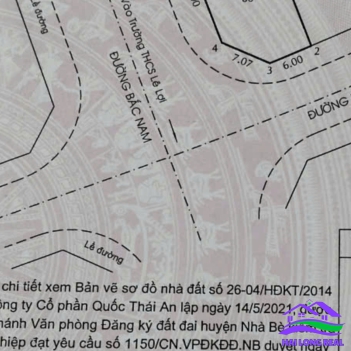 HAILONGREAL:Đất đường 24m, trục chính 28HA, Giá: 50tr/m2, DT: 5x24m, Lê Thị Tám, xã Nhơn Đức, Nhà Bè 