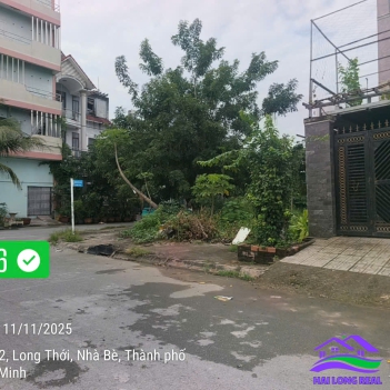 HAILONGREAL: ĐẤT GÓC 5.5TY, DT: 10X12M, 107,5M2, KHU 274/ NGUYỄN VĂN TẠO, ĐƯỜNG 16M