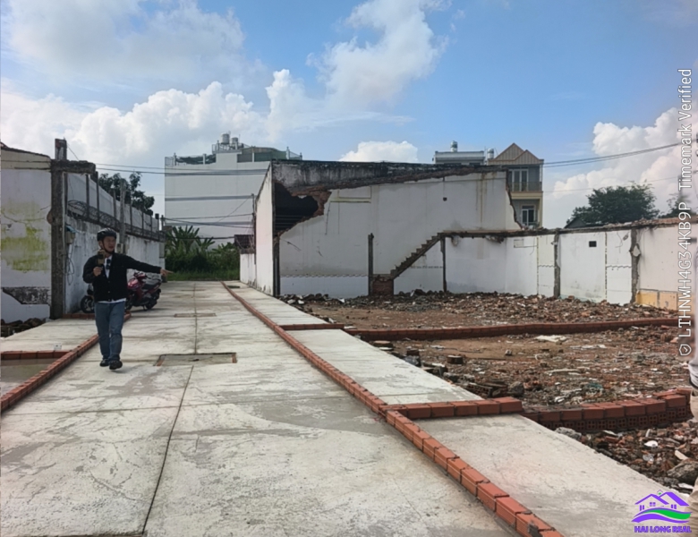 HAILONGREAL: Đất giá: 3,95ty, DT: 7*12m, khu 1651/ Lê Văn Lương, Nhà Bè, hẽm thông 855/ Nguyễn Bình