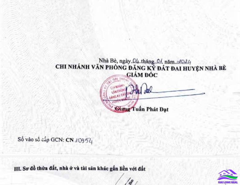 HAILONGREAL: 9 lô đường Nguyễn Bình, Giá: 50tr/m2, DT: 80-100m2, xã Nhơn Đức, Nhà Bè 