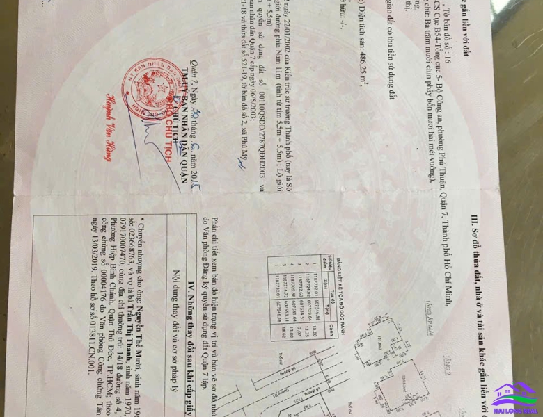 Biệt thự Góc khu Bộ Công An, Giá: 43ty, DT: 319m2, DT sàn: 486m2, đường Nguyễn Văn Quỳ, p. Phú Thuận, Q7