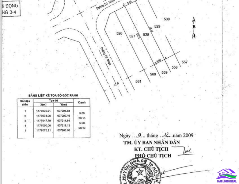 HAILONGREAL: Đất giá: 4,6ty, DT: 5*28m, đường 12m, khu 526/ Nguyễn Văn Tạo, xã Long Thới, Nhà Bè 