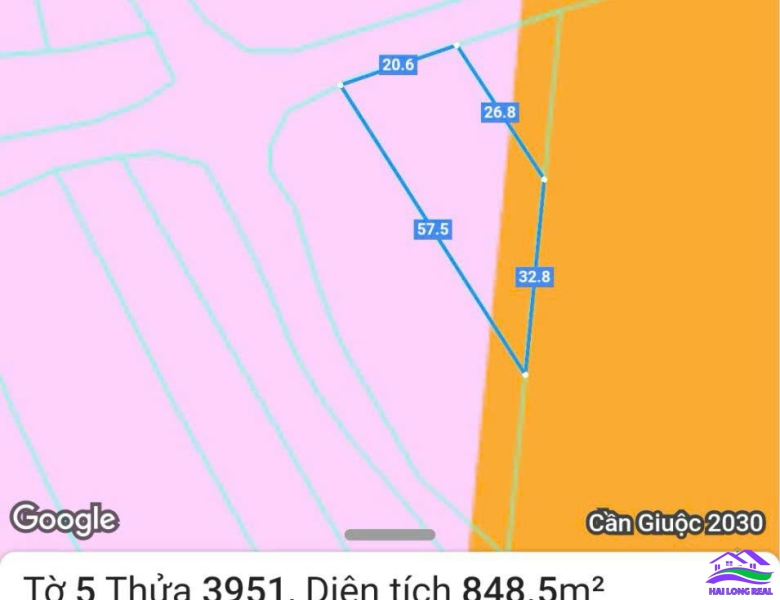 Đất giá: 3.2ty, DT: 826m2, ngang 21m, mặt tiền đường Tân Tập - Long Hậu, cạnh KCN Long Hậu 