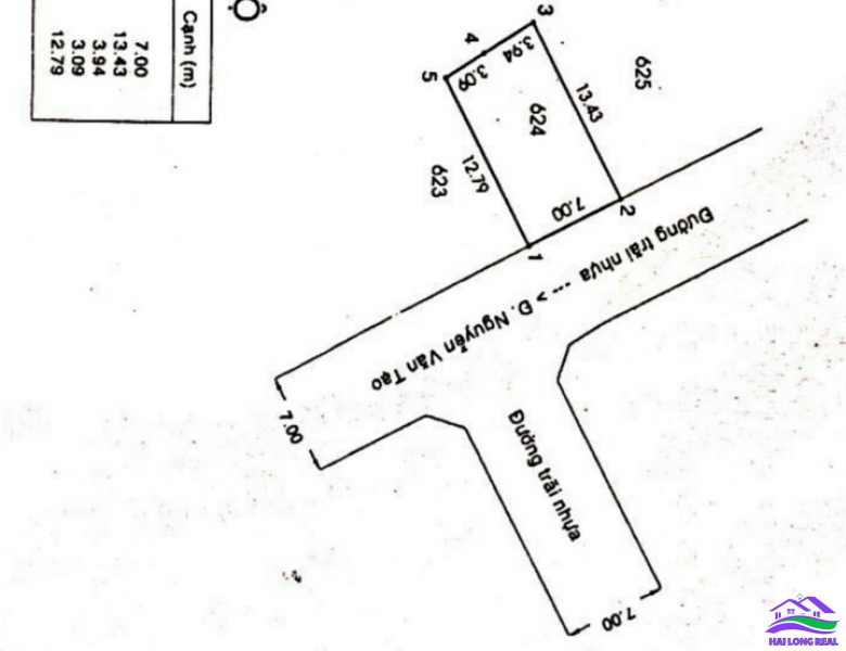 HAILONGREAL Đất 7x13m, 93m2, Giá: 3,5 tỷ, khu 512 Nguyễn Văn Tạo, xã Long Thới, Nhà Bè 