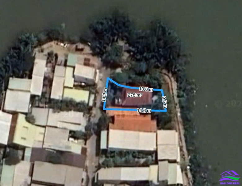 HAILONGREAL: Nhà vườn view sông, giá: 9ty, DT: 278m2, 10x28m, đường Nguyễn Bình