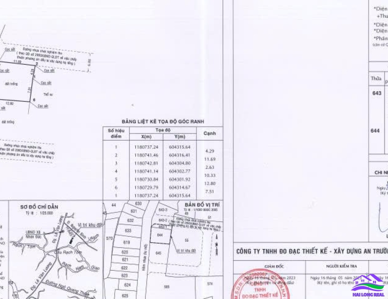HAILONGREAL: Đất góc giá: 7,6ty, DT: 18*12m, 206m2, view Sông+ công viên, đường Nguyễn Bình, sau Công An xã 