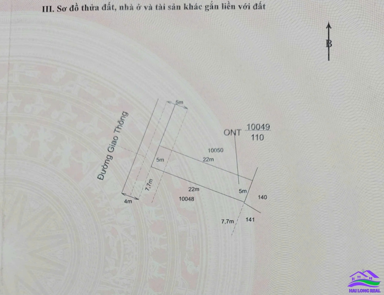 Đất giá: 2,2ty, DT: 5*22m, hẽm Đình, đường Lê Văn Lương ( nối dài), Long Hậu, Long An 