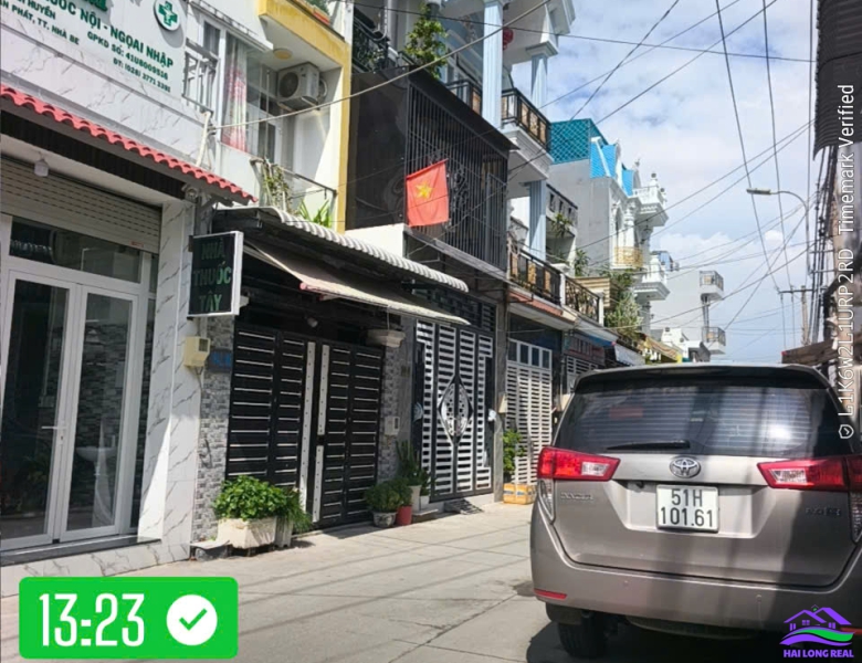 HAILONGREAL: NHÀ 6.5TY, DT: 4X14M, 3 TẦNG, MẶT TIỀN HẼM 1942/ HUỲNH TẤN PHÁT, TT NHÀ BÈ