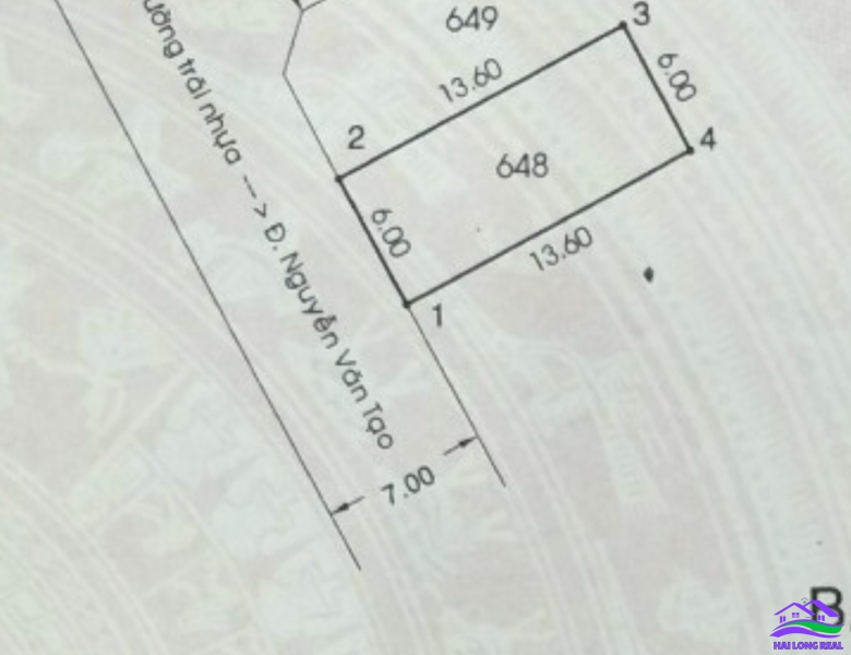 Đất 6x14m, Giá: 3,3 tỷ, khu 512 Nguyễn Văn Tạo, xã Long Thới, Nhà Bè.