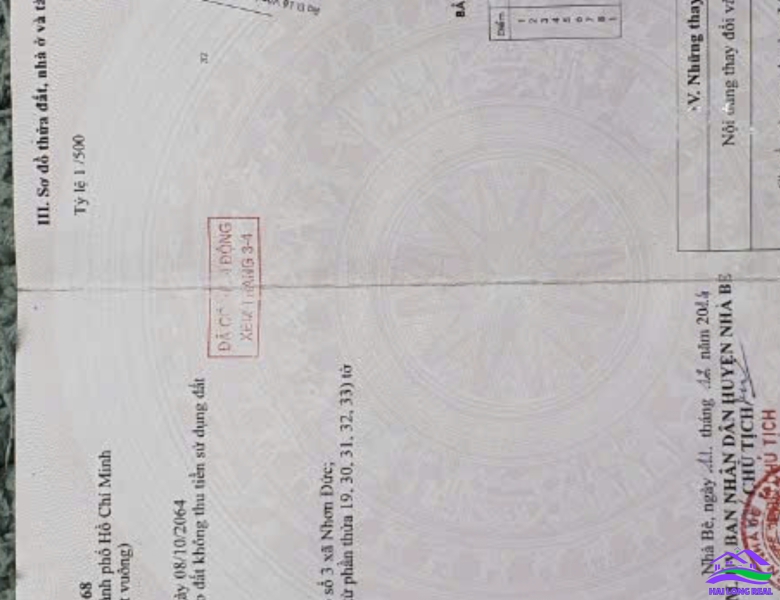 HAILONGREAL: Đất đường 6m, Giá: 5ty, DT: 20*25m, thực tế 600m2, 1874/ Lê Văn Lương, xã Nhơn Đức, Nhà Bè 