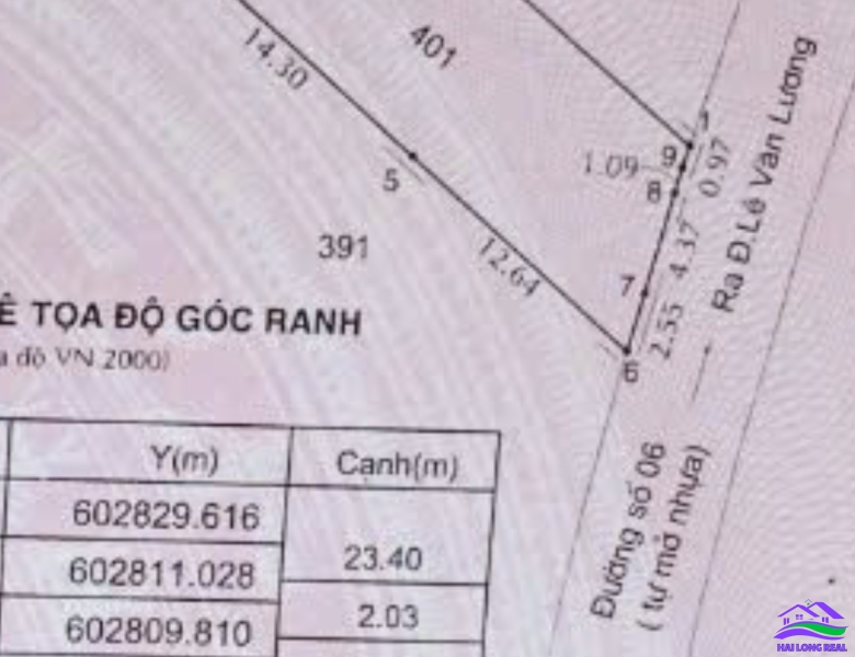 HAILONGREAL: Đất giá: 31tr/m2, DT: 7,6*26m, 200m2, đường 10m, Lê Văn Lương, xã Nhơn Đức, Nhà Bè 