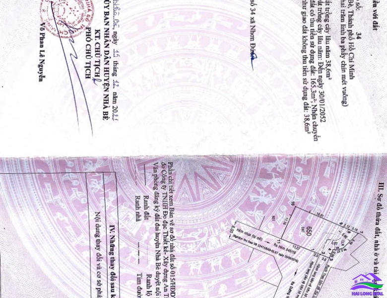 HAILONGREAL: Đất góc giá: 7,2ty, DT: 12*16m, 1651/Lê Văn Lương thông 845/ Nguyễn Bình, sau công an xã 