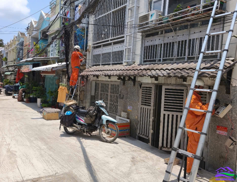 HAILONGREAL: Nhà đường 7m, 1632/ Lê Văn Lương, Giá: 4,95ty, DT: 6,4x12,5m, 1 lầu, xã Nhơn Đức, Nhà Bè 