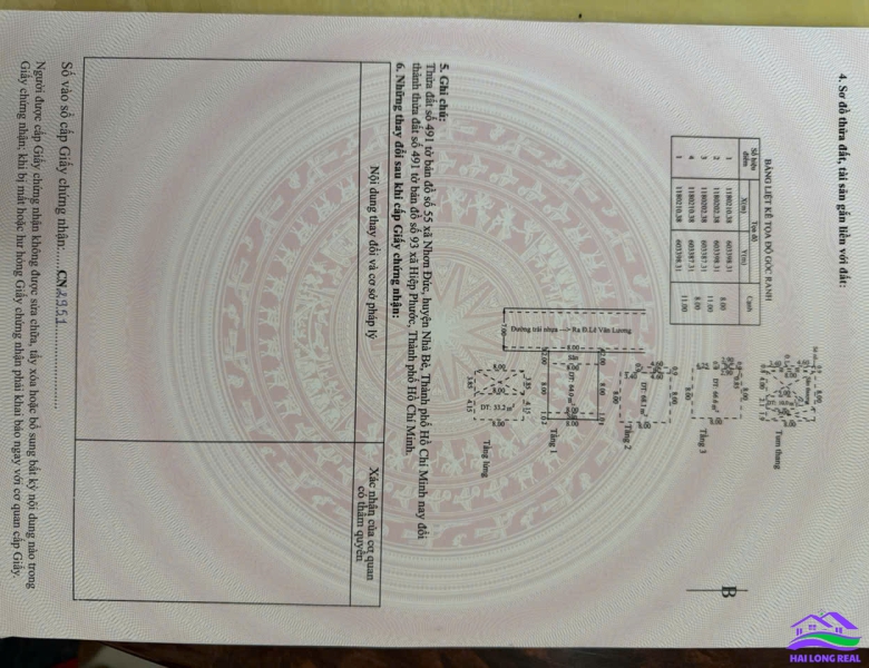 HAILONGREAL: Nhà giá 7,2 tỷ ,1 lững+2 lầu+sân thượng,Đường 8m, khu Dân Cư Rạch Tôm, đường Lê Văn Lương, xã Nhơn Đức, Nhà Bè