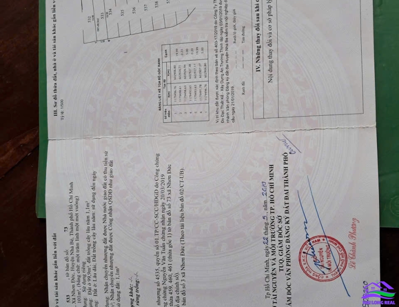 HAILONGREA: ĐẤT 1896/ LÊ VĂN LƯƠNG, 3.65TY, DT: 8X11M, ĐƯỜNG 8M