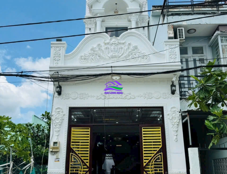HAILONGREAL: Nhà giá: 6.85 tỷ, DT: 4x26m, 3 lầu. đường 12m, khu 126/ Nguyễn Văn Tạo, xã long thới, nhà bè