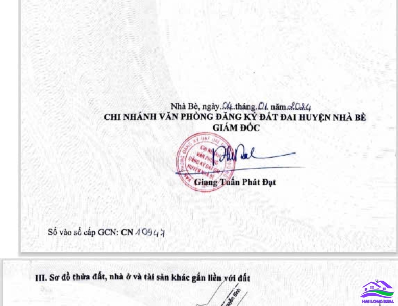 HAILONGREAL: 9 lô đường Nguyễn Bình, Giá: 50tr/m2, DT: 80-100m2, xã Nhơn Đức, Nhà Bè 