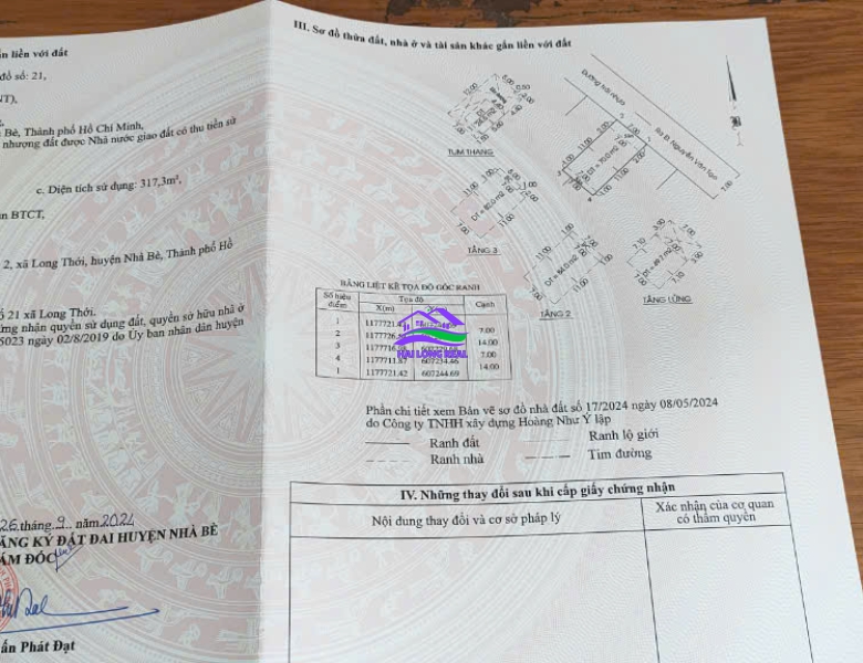 HAILONGREAL: Nhà 409/NGUYỄN VĂN TẠO, giá: 8,9 tỷ, DT: 7x14m, 4 tầng, xã Long Thới, Nhà Bè 