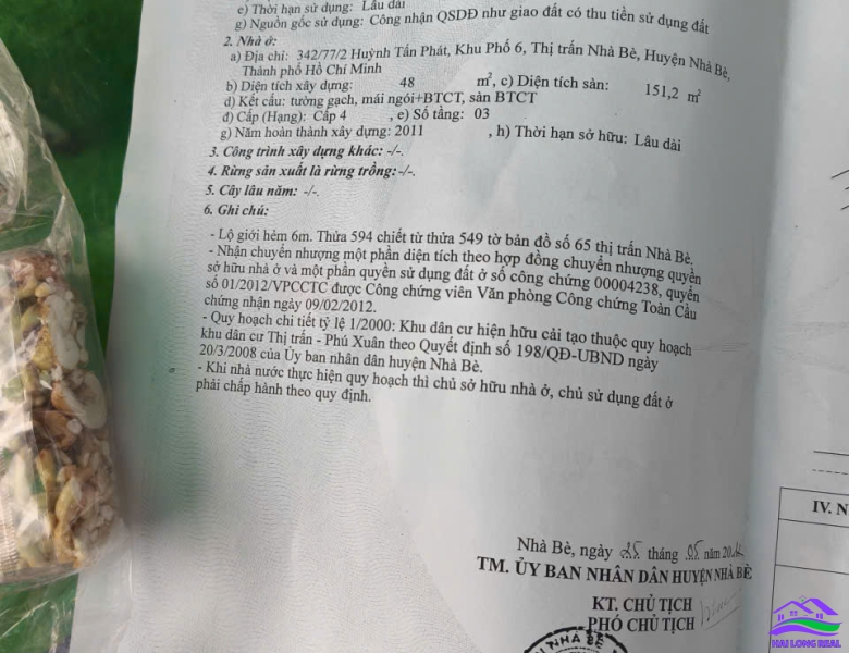 HAILONGREAL: Nhà đường 6m, 1942/ Huỳnh Tấn Phát, Giá: 6,2ty, DT: 4x17m, 3 tầng, TT Nhà Bè 