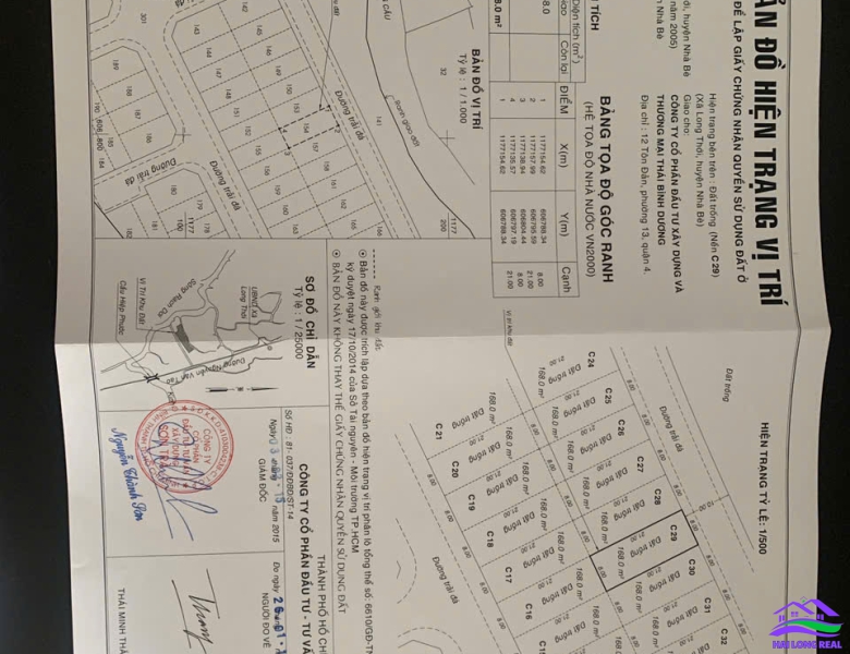 HAILONGREAL: đất giá: 25tr/m2, DT: 8x21m, khu C45 Bộ Công An, khu 512 Nguyễn Văn Tạo, xã Long Thới, Nhà Bè