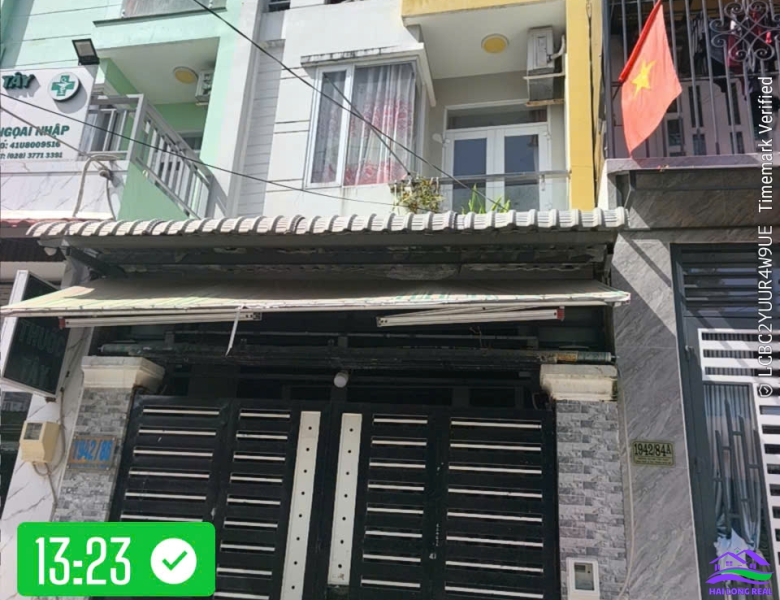 HAILONGREAL: NHÀ 6.5TY, DT: 4X14M, 3 TẦNG, MẶT TIỀN HẼM 1942/ HUỲNH TẤN PHÁT, TT NHÀ BÈ