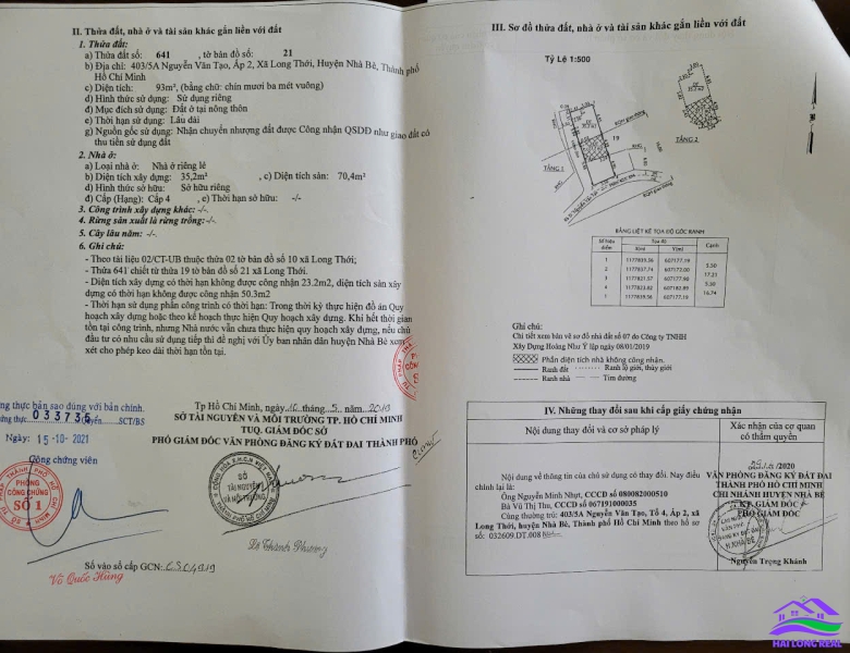 HAILONGREAL: NHÀ GIÁ: 4.2TY, DT: 93M2, 1 LẦU, 403/ NGUYỄN VĂN TẠO, VÀO 30M