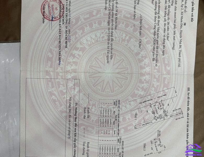 HAILONGREAL: Nhà đường 8m, Nguyễn Bình, Giá: 5,8 ty, DT: 7,3x11m, 3 tầng, xã Nhơn Đức, Nhà Bè 