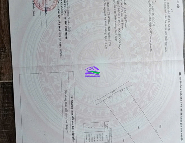 HAILONGREAL: ĐẤT MẶT TIỀN LIÊN ẤP 2-3, GIÁ: 3,9TY, DT: 1235M2, NGUYỄN VĂN TẠO RẼ VÀO, ĐƯỜNG XE HƠI (1)