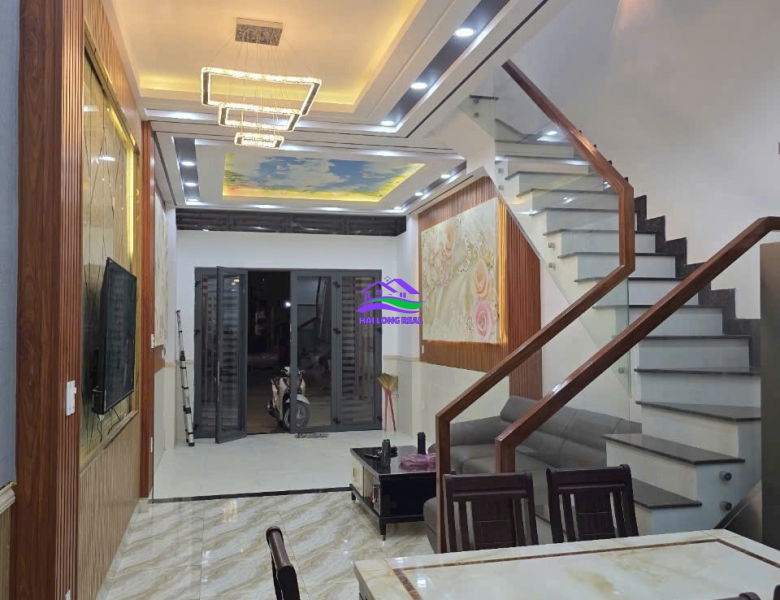 HAILONGREAL: NHÀ ĐƯỜNG 10M, 6.85TY. DT: 4X14M, 4 TẦNG, CẠNH CC SÀI GÒN MỚI, HUỲNH TẤN PHÁT