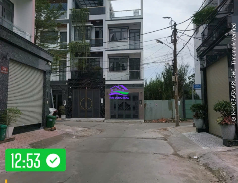 HAILONGREAL: NHÀ ĐƯỜNG 10M, 6.85TY. DT: 4X14M, 4 TẦNG, CẠNH CC SÀI GÒN MỚI, HUỲNH TẤN PHÁT