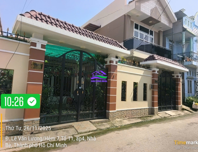 HAILONGREAL: NHÀ VƯỜN 12.5TY, DT: 13X25M, 315M2, LÊ VĂN LƯƠNG VÀO 30M, ĐƯỜNG 8M