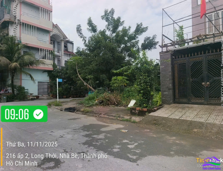 HAILONGREAL: ĐẤT GÓC 5.5TY, DT: 10X12M, 107,5M2, KHU 274/ NGUYỄN VĂN TẠO, ĐƯỜNG 16M