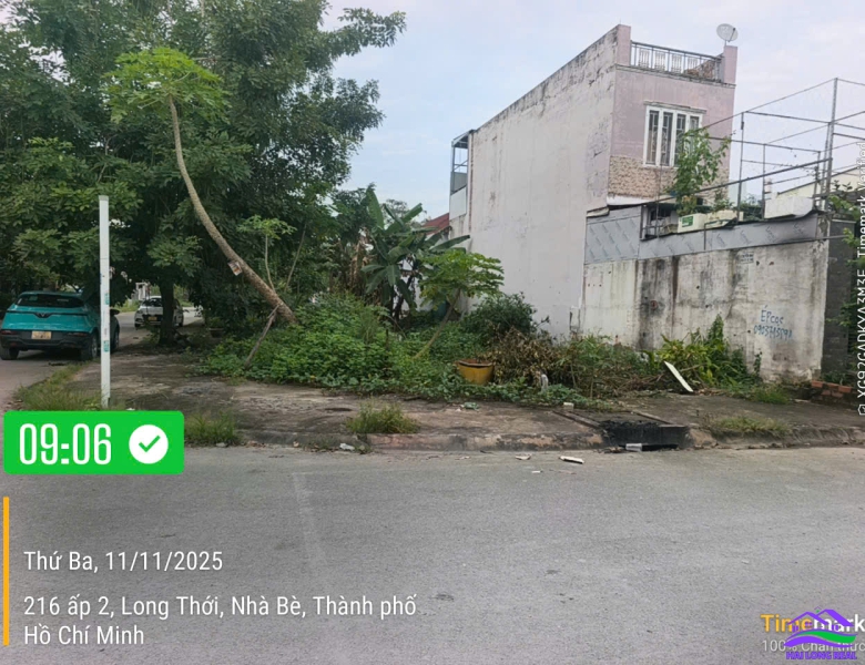 HAILONGREAL: ĐẤT GÓC 5.5TY, DT: 10X12M, KHU 274/ NGUYỄN VĂN TẠO, NHÀ BÈ