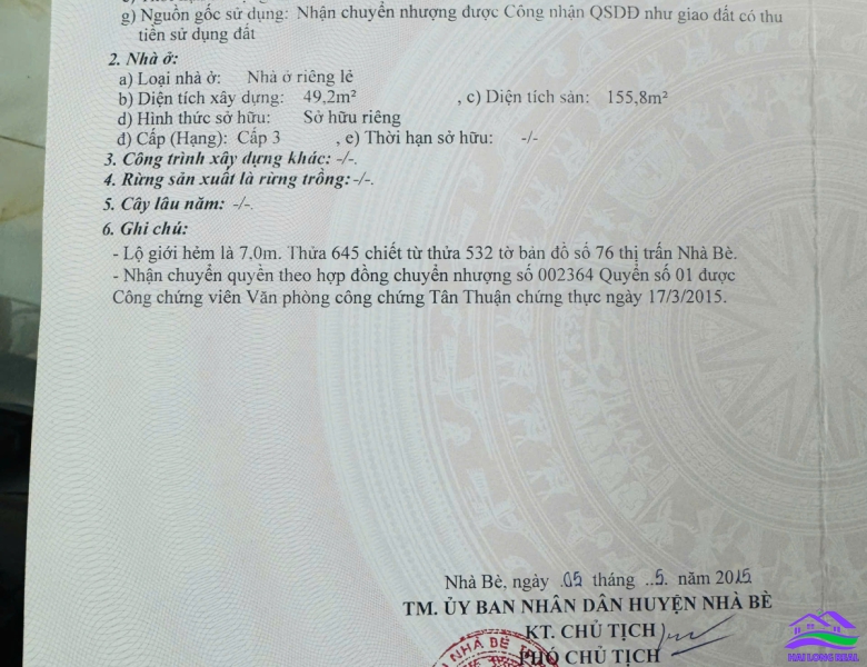 HAILONGREAL: Nhà giá: 6,9 tỷ, DT: 4*25m, 3,5 tầng, khu 2279 Huỳnh Tấn Phát, TT Nhà Bè