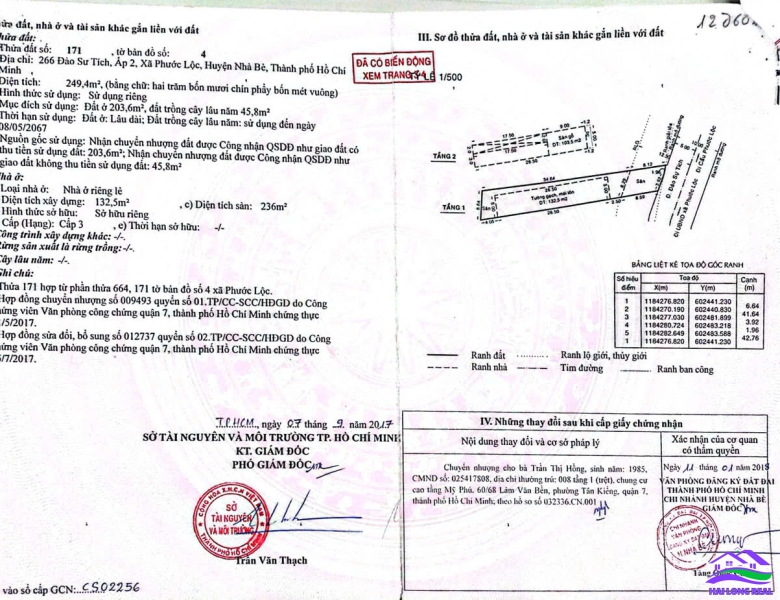 HAILONGREAL: NHÀ MẶT TIỀN ĐÀO SƯ TÍCH 6X43M, THU NHẬP 30TR, GIÁ BÁN: 17.5TY