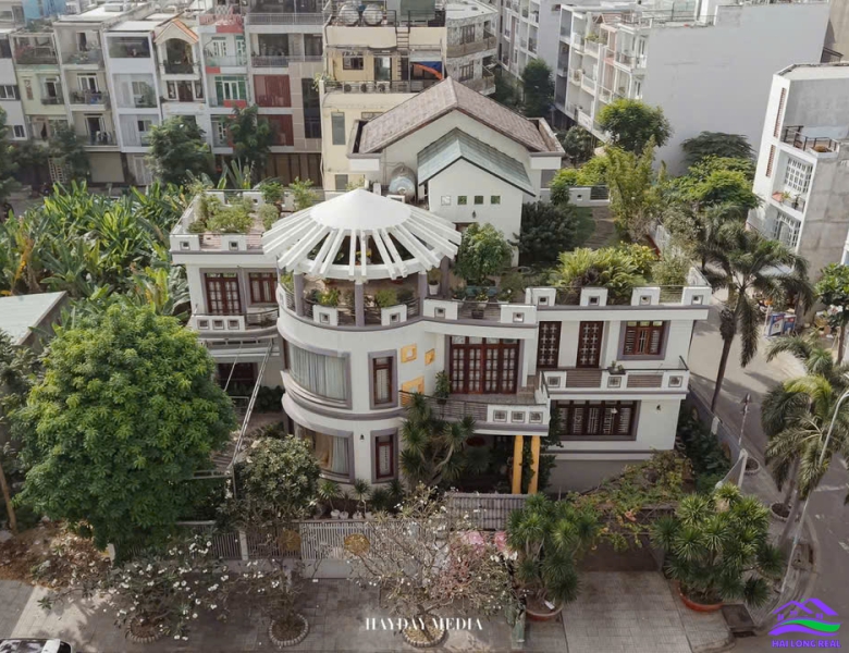 HAILONGREAL: BIỆT THỰ GÓC 75 TỶ, DT: 477 M2, 4 TẦNG, ĐƯỜNG SỐ 3-4 PHẠM HỮU LẦU, Q7