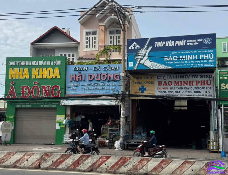 HAILONGREAL: MẶT TIỀN HUỲNH TẤN PHÁT, TT NHÀ BÈ, GIÁ: 25TY, DT: 6.7X25M, 167,5M2, FULL THỔ